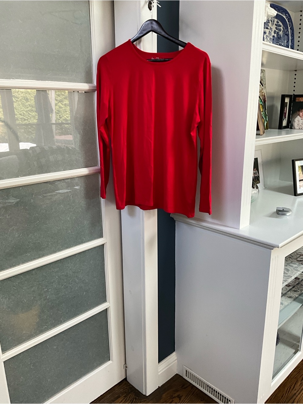 Chico's women’s red crewneck top